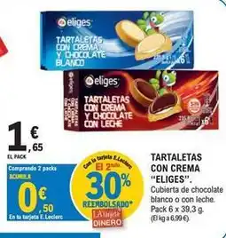 E.Leclerc Eliges - tartaletas con crema oferta