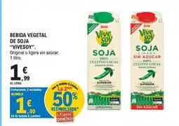 E.Leclerc Vivesoy - bebida vegetal de soja oferta