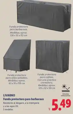 Lidl Livarno - funda protectora para barbacoas oferta