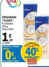 E.Leclerc Eliges - ensaimada oferta
