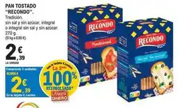 E.Leclerc Recondo - pan tostado oferta