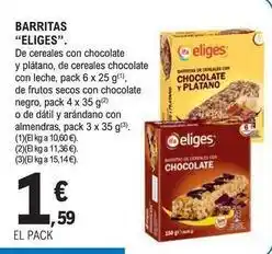 E.Leclerc Eliges - barritas oferta