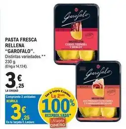 E.Leclerc Garofalo - pasta fresca rellena oferta