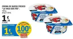 E.Leclerc La vaca que ríe - crema de queso fresco oferta