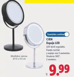 Lidl Cien - espejo led oferta