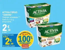 E.Leclerc Danone - activia fibras oferta
