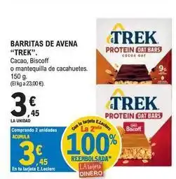 E.Leclerc Trek - barritas de avena oferta