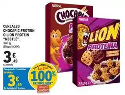 E.Leclerc Nestlé - cereales chocapic protein o lion protein oferta