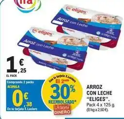 E.Leclerc Eliges - arroz con leche oferta