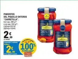 E.Leclerc Carretilla - pimientos del piquillo enteros oferta