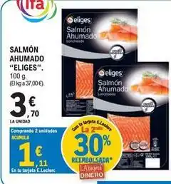 E.Leclerc Eliges - salmon ahumado oferta