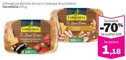 Sorli Carretilla alberginia farcida de carn i lasanya de pollastre oferta