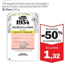 Sorli El Pozo pechuga de pavo oferta