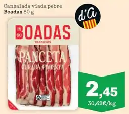 Sorli Boadas panceta curada pimienta oferta