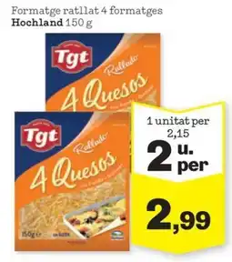 Sorli Tgt rallat 4 quesos oferta