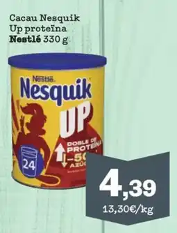 Sorli Nestlé Nesquik Up proteína oferta