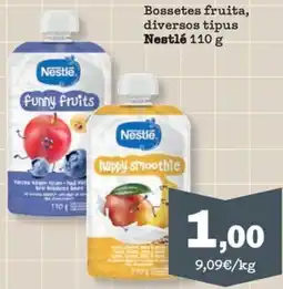 Sorli Nestlé bossetes fruita diversos tipus oferta