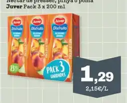 Sorli Juver nectar de pressec, pinya o poma oferta
