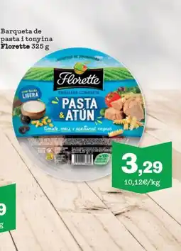 Sorli Florette barqueta de pasta i tonyina oferta