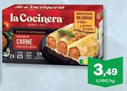 Sorli la Cocinera canelones de carne con pasta fresca oferta
