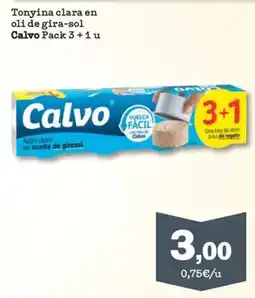 Sorli Calvo atún claro en aceite de girasol oferta