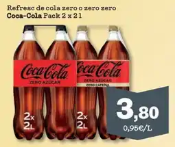 Sorli Coca-Cola zero o zero zero oferta