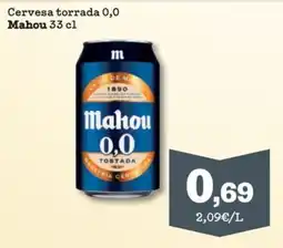 Sorli Mahou cervesa torrada 0,0 oferta
