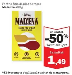 Sorli Maizena farina fina de blat de moro oferta