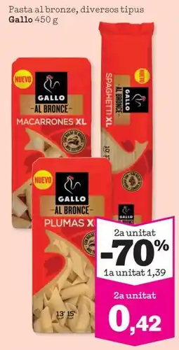 Sorli Gallo pasta al bronze diversos tipus oferta