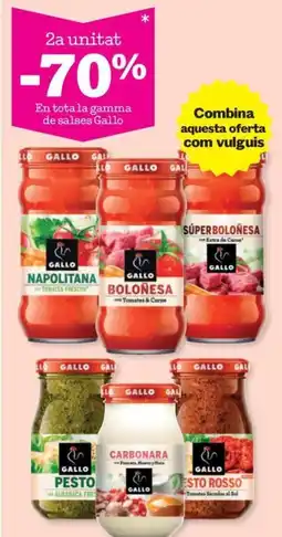 Sorli Gallo en tota la gamme de salses oferta
