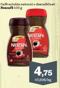 Sorli Nescafe classic natural oferta