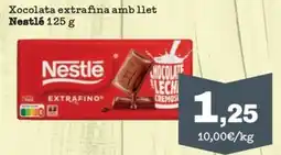 Sorli Nestlé xocolata extrafina amb llet oferta