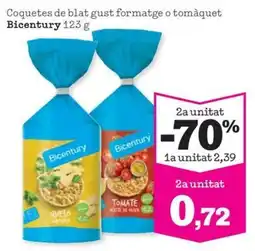 Sorli Bicentury coquetes de blat gust formatge o tomàquet oferta