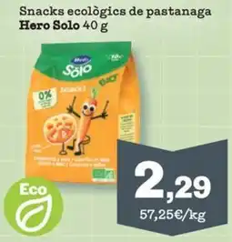 Sorli Hero Solo snacks de pastanaga oferta