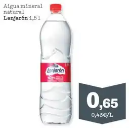 Sorli Lanjarón agua mineral natural oferta