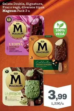 Sorli Magnum Gelats Double, Signature, Frac o vegà, diversos tipus oferta