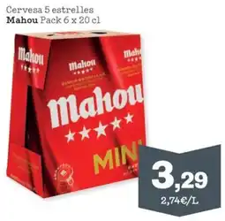 Sorli Mahou 5 estrellas oferta