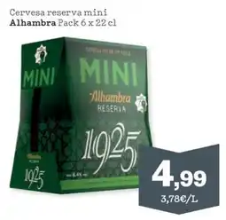 Sorli Alhambra Cerveza reserva mini oferta