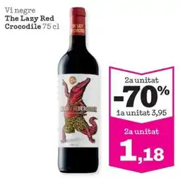 Sorli The Lazy Red Crocodile vi negre oferta
