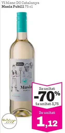 Sorli Masia Pubill vi blanc DO Catalunya oferta