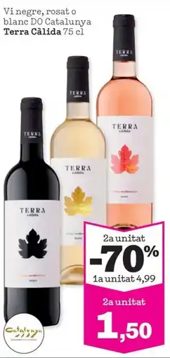 Sorli Terra càlida vi negre, rosat o blanc DO catalunya oferta