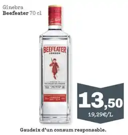 Sorli Beefeater ginebra oferta