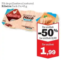 Sorli Ribeira pechuga de pollo al natural oferta