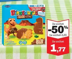 Sorli Artiach Dinosaurus Choco Leche oferta