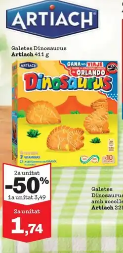 Sorli Artiach galetes dinosaurus oferta