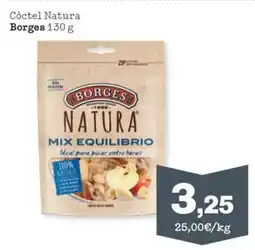 Sorli Borges còctel natura mix equilibrio oferta