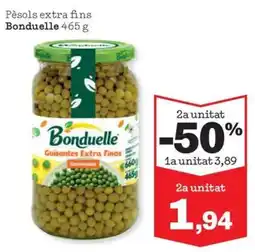 Sorli Bonduelle guisantes extra finos oferta