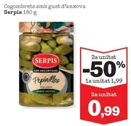 Sorli Serpis cogombrets amb gust d'anxova oferta