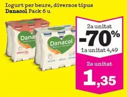 Sorli Danacol iogurt per beure diversos tipus oferta