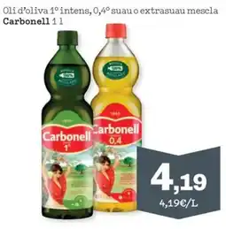 Sorli Carbonell oli d'oliva 1º intens 0,4º suau o extrasuau mescla oferta